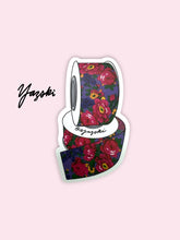 Load image into Gallery viewer, Purple Floral Ribbon Spools Sticker