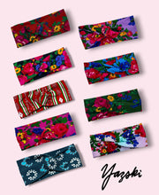 Load image into Gallery viewer, Cotton Lycra Knit Floral Masani Headband