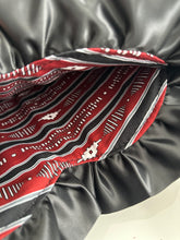 Load image into Gallery viewer, Black Red NB Ruffle Heart Tote
