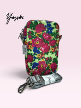 Load image into Gallery viewer, Simple Crossbody Purse- Pastel Green Floral

