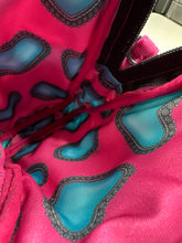 Load image into Gallery viewer, Simple Crossbody Purse- Turquoise Hearts
