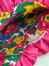 Load image into Gallery viewer, Pink Turquoise Ruffle Heart Tote
