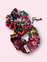 Load image into Gallery viewer, Pastel Rainbow Floral SCRUNCHIE
