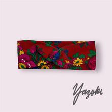 Load image into Gallery viewer, Cotton Lycra Knit Floral Masani Headband
