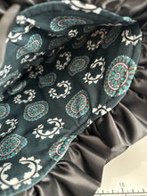 Load image into Gallery viewer, Turquoise NB Ruffle Heart Tote
