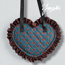 Load image into Gallery viewer, Sleeping Beauty Clusters Ruffle Heart Tote
