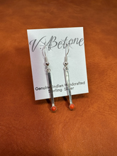 Load image into Gallery viewer, Coral Matchstick Earrings
