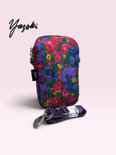 Load image into Gallery viewer, Simple Crossbody Purse- Purple Floral
