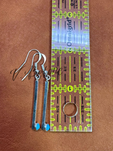 Load image into Gallery viewer, Turquoise Matchstick Earrings
