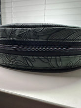 Load image into Gallery viewer, Embossed Green Floral Spooky Pumpkin Purse
