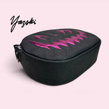 Load image into Gallery viewer, Metallic Pink Spooky Pumpkin Purse
