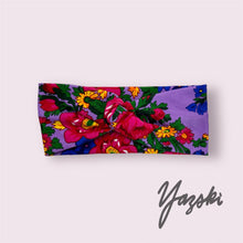 Load image into Gallery viewer, Cotton Lycra Knit Floral Masani Headband
