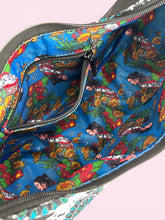 Load image into Gallery viewer, Cow Turquoise Crescent Bag
