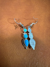 Load image into Gallery viewer, Three Stone Earrings 03
