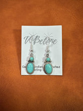 Load image into Gallery viewer, Two Stone Earrings
