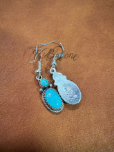 Load image into Gallery viewer, Two Stone Earrings
