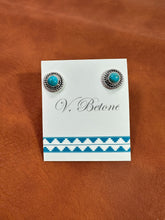 Load image into Gallery viewer, Turqoise Stud Earrings Sleeping Beauty
