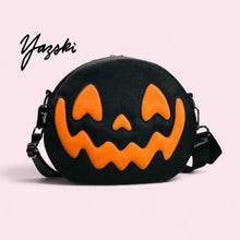 Load image into Gallery viewer, Orange Cutesy Pumpkin Purse
