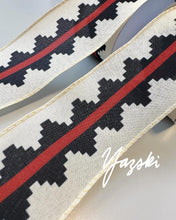 Load image into Gallery viewer, BURLAP WIRED Navajo Basket Wreath Ribbon
