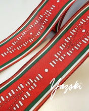 Load image into Gallery viewer, BURLAP Navajo SASH Wired Wreath Ribbon
